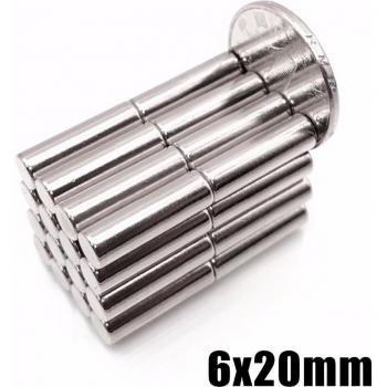 High-Power Round Magnet 6mm x 20mm