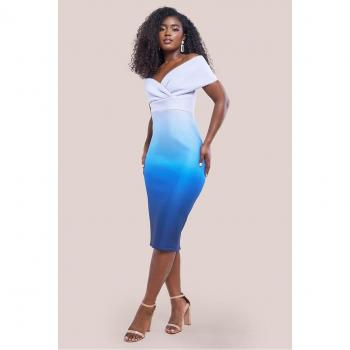 Goddiva Ombre Midi Dress