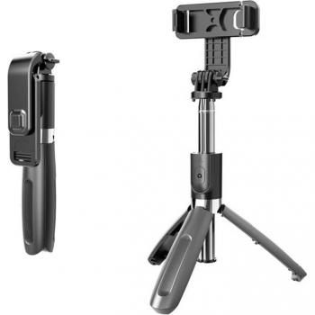 Soporte Deportivo 3‑Punto con Móvil Inalámbrico Bluetooth y Selfie Stick