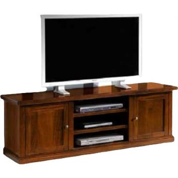 Legno Noce Porta TV 160x45x56 – Design Arte Povera