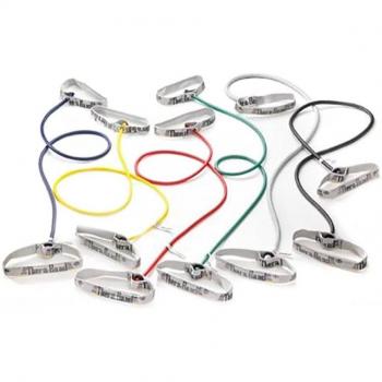 Tube de rééducation Thera-Band 1.40 m, anse ergonomique noire