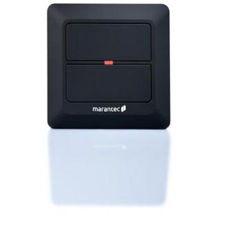 Trasmettitore portatile per porte garage – Mrantec 2‑canale nero