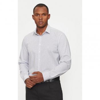Popelín con micro print: Camisa de hombre Calvin Klein