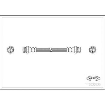 MITSUBISHI Bremsschlauch Corteco 19032933