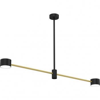 Eko-Light Gold Cross 2-Bulb Ceiling Illumination
