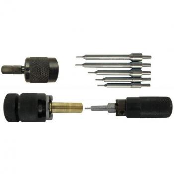Lyman EZ‑Trim Hand Case Trimmer – Multi‑Caliber Rifle Set