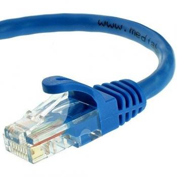 Cat5e Short Ethernet Cable – Blue – 4 ft