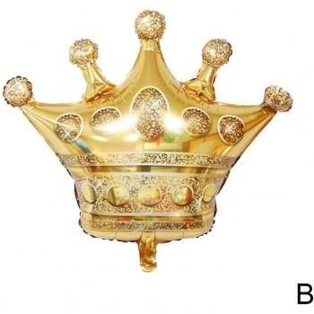 Golden Crown Celebration Balloon