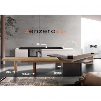 Mensola a terra Piombo 184 cm, eleganza italiana