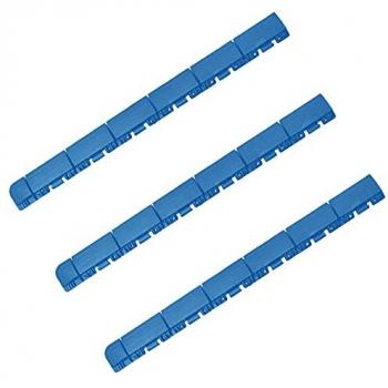 Pack de 3 remates de baldosa 60x6x1,3 cm hembra Marte Azul