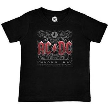 Camiseta AC/DC Black Ice Infantil Negro 116