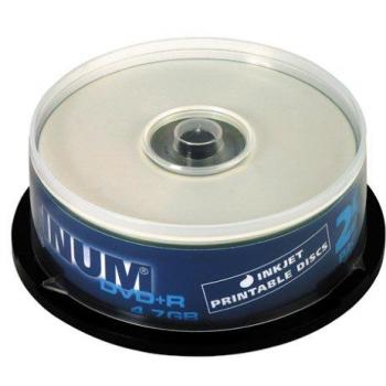 Platinum 4,7 GB Druckbare DVD-R Rohlinge (16x Speed) 25er Pack