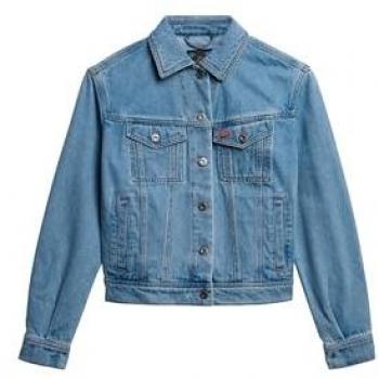 Superdry Giacca di Jeans con Dettagli Vintage M