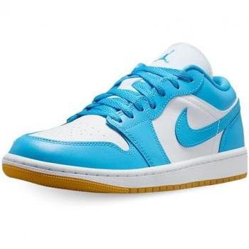 Jordan 1 Low Femme 41 – Blanc & Bleu