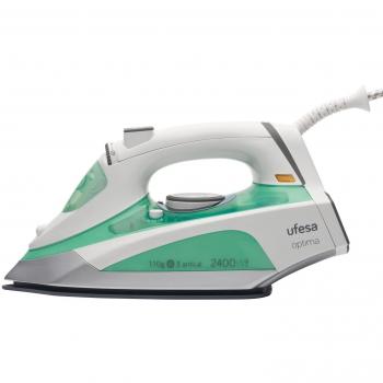 Ufesa Optima PV5110 Hochleistung-Dampfbügeleisen, 2400 W, 125 g/s, Farbvariante Grün/Weiß