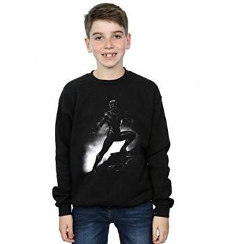 Marvel Felpa Ragazzo 12‑13 Nero, Pose di Black Panther