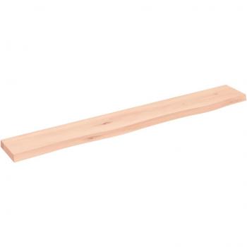 VidaXL Wandregal 80x10x2 cm Massivholz Eiche