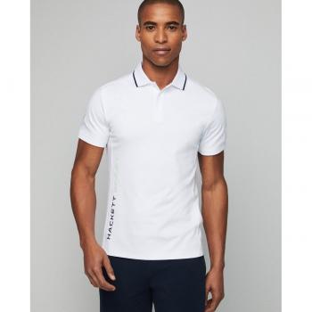Polo piqué de hombre corte slim de manga corta