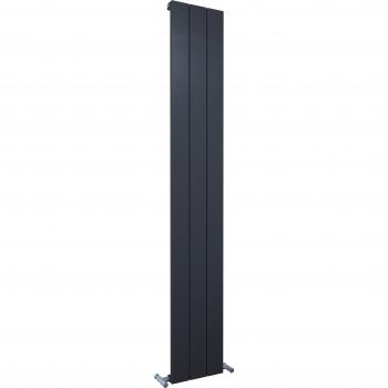 Kudox Alulite Flat Radiator – 1800mm × 280mm, Matte Black Texture