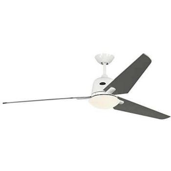 CasaFan Aviatos Ventilateur de Plafond avec Lumière Blanc/Gris Clair