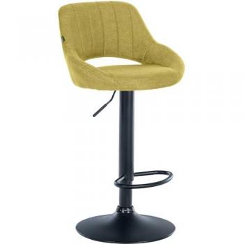 Sgabello Milet Tessuto Verde Regolabile