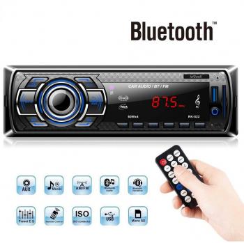 Autoradio con ricevitore audio/lettore MP3/radio FM da controllo Samsung/Huawei/iPhone, vivavoce USB/SD/A
