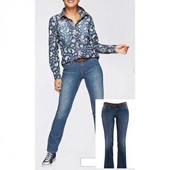 Jeans Cortos Azul Oscuro con Cordón – Modelo 37337 Stretch