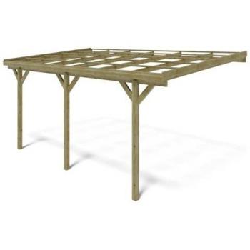Copertura Posto Auto in Legno 3x5,24 m