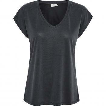 KAFFE Lise Damen T-Shirt schwarz Größe XL