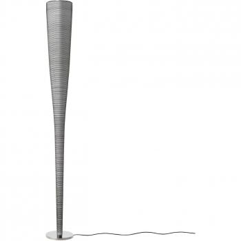 Foscarini Mite lampada da terra in tessuto di vetro e fibra di carbonio, colore nero