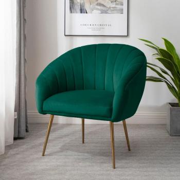 Helena Velvet Accent Chair