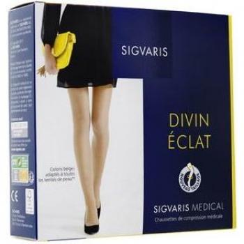 Sigvaris Chaussette Divin Éclat Noir Normal Taille L 1 Paire