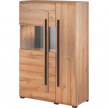 Mueble vitrinal PETITS-MEUBLES con paneles de vidrio y luces LED