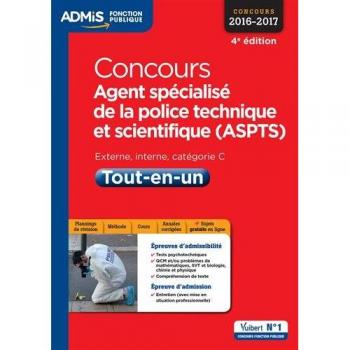 Concours Agent spécialisé de la police technique et scientifique (ASPTS)