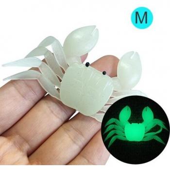 6-Piece 3D Luminous Crab Baits