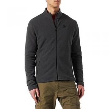 Sweat Intermédiaire Odlo Roy Gris Full Zip Respirant