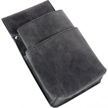 Alassio Piel Hunter Caperuza Gris para Cartera de Camarero