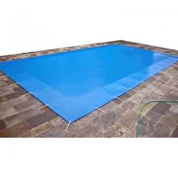 Telo Copertura Piscina 5x7m in PVC 600 gr/mq Verde