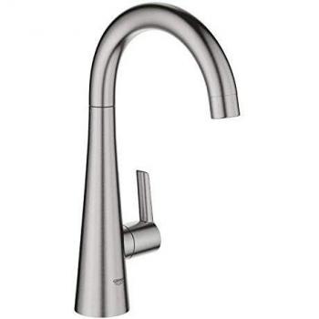 Grohe Zedra Cold Water Tap with Filter Function in SuperSteel Infinity Finish