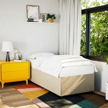 Cadre de lit Crème 80x200 cm – meuble de chambre à coucher