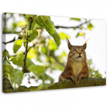 Green Woodland Friends Canvas 60x40
