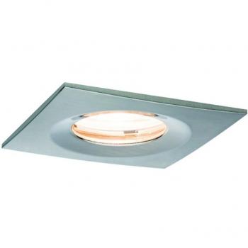 Paulmann Nova EBL Dimmer‑Set – 7 W, eckig, GU10, IP65, Eisen geb./Alu-Zink