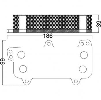 Mahle Radiatore olio motore CLC 187 000S