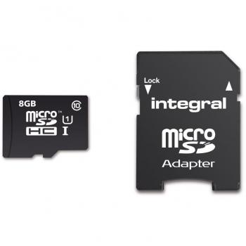 MicroSDHC 8 Go UltimaPro – Carte mémoire avec adaptateur et classe 10