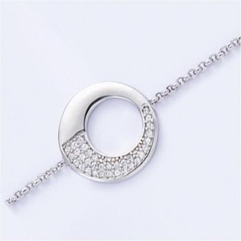 Pulsera 'Diosa' de Plata 15 mm