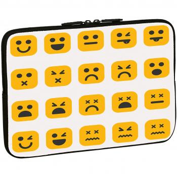 PEDEA Design Schutzhülle für Laptops bis 13,3 Zoll (33,7 cm), Emoticon