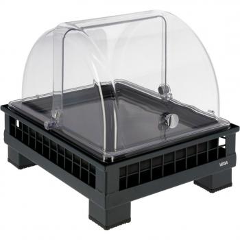 Vetrina salvafreschezza rettangolare Portland GN 1/2