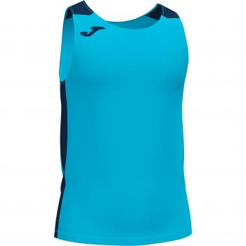 Camiseta Deportiva Tirantes Joma Record II Azul Flúor