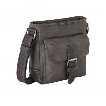 Camel Active Männergrau Kanada – kompakte Tasche mit Schultergurt