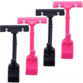 Présentoir de marchandises à clip, 4 pièces